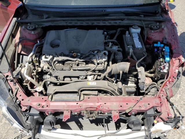4T1C11AK6MU614643 - 2021 TOYOTA CAMRY LE RED photo 11