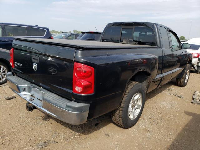 1D7HE42K46S702478 - 2006 DODGE DAKOTA SLT BLACK photo 3