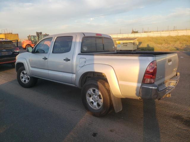 5TEJU62N36Z317378 - 2006 TOYOTA TACOMA DOUBLE CAB PRERUNNER SILVER photo 2