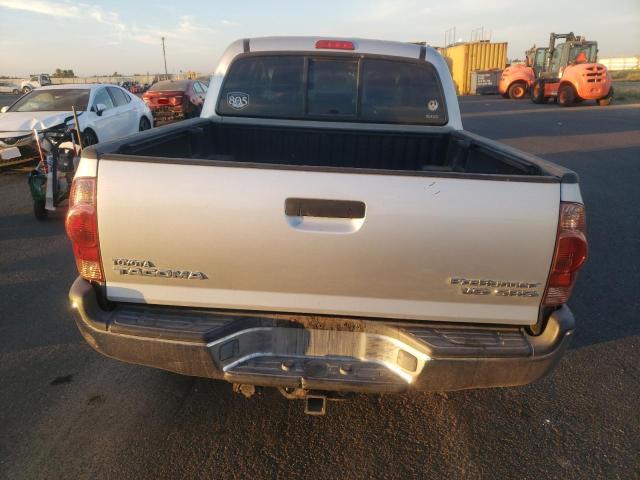 5TEJU62N36Z317378 - 2006 TOYOTA TACOMA DOUBLE CAB PRERUNNER SILVER photo 6