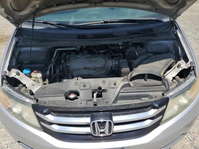 5FNRL5H64EB101443 - 2014 HONDA ODYSSEY EXL SILVER photo 12