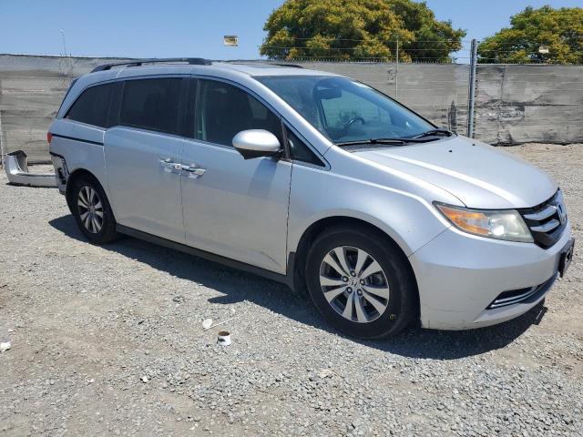 5FNRL5H64EB101443 - 2014 HONDA ODYSSEY EXL SILVER photo 4