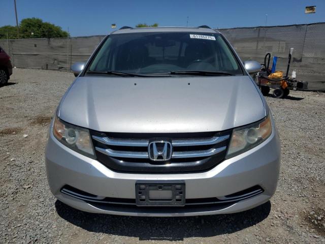 5FNRL5H64EB101443 - 2014 HONDA ODYSSEY EXL SILVER photo 5