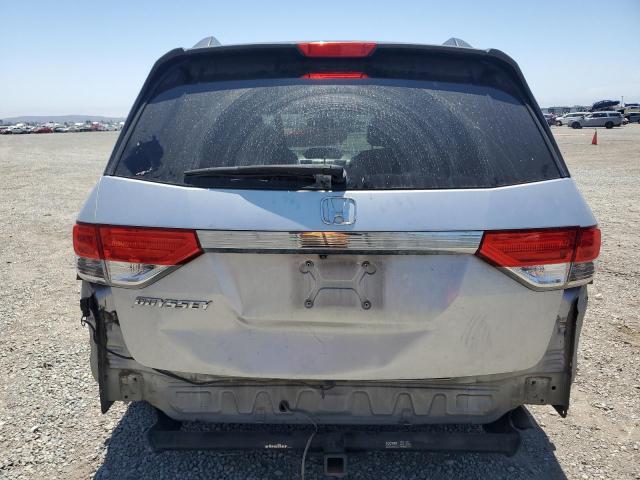 5FNRL5H64EB101443 - 2014 HONDA ODYSSEY EXL SILVER photo 6