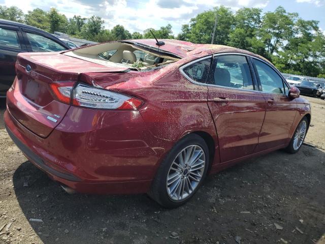 1FA6P0HD8G5116398 - 2016 FORD FUSION SE RED photo 3