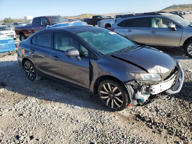 2HGFB2F97FH555698 - 2015 HONDA CIVIC EXL GRAY photo 4