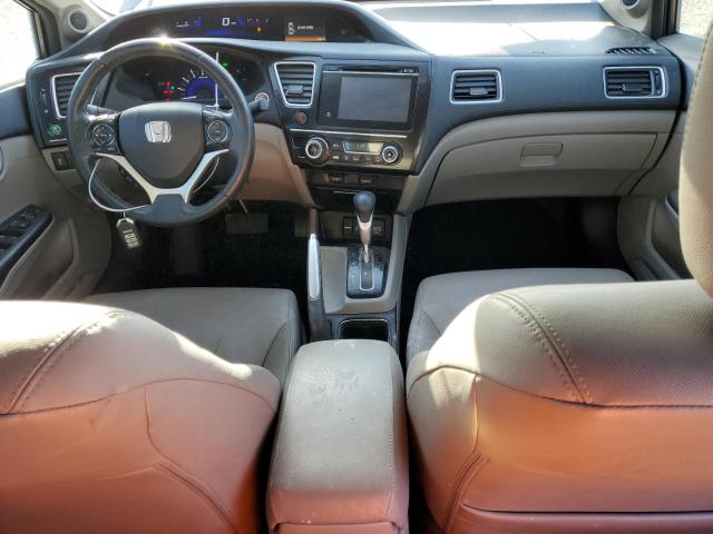 2HGFB2F97FH555698 - 2015 HONDA CIVIC EXL GRAY photo 8