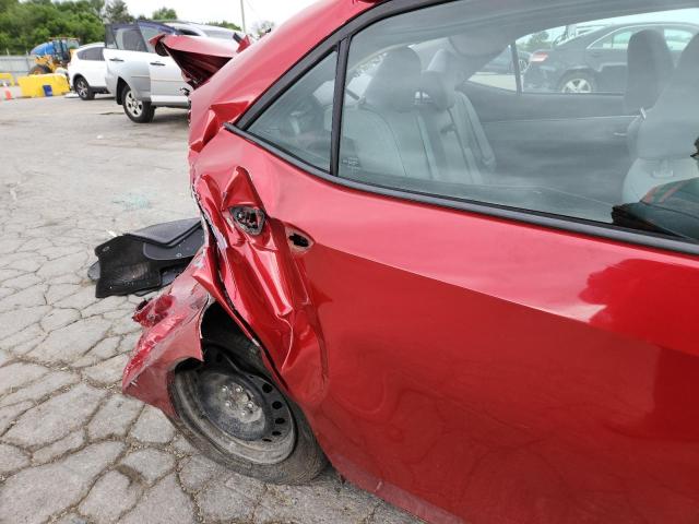 2T1BURHE1GC687796 - 2016 TOYOTA COROLLA L أحمر صورة 10