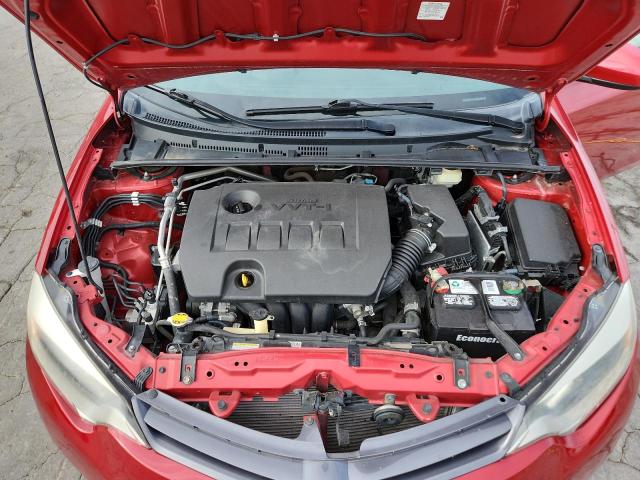 2T1BURHE1GC687796 - 2016 TOYOTA COROLLA L أحمر صورة 11