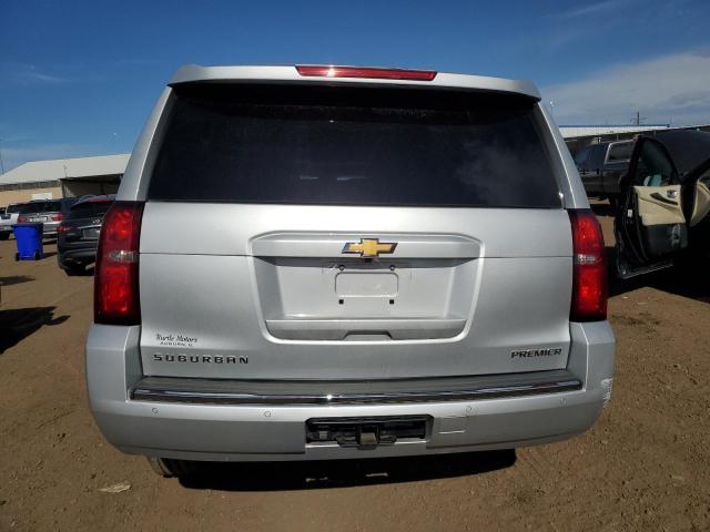 1GNSKJKC6KR272011 - 2019 CHEVROLET SUBURBAN K1500 PREMIER SILVER photo 6