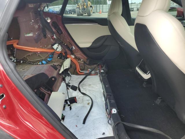 5YJSA1E60MF451039 - 2021 TESLA MODEL S RED photo 10
