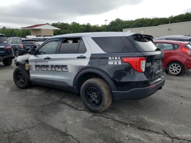 1FM5K8AW1MNA20800 - 2021 FORD EXPLORER POLICE INTERCEPTOR 双色 照片 2