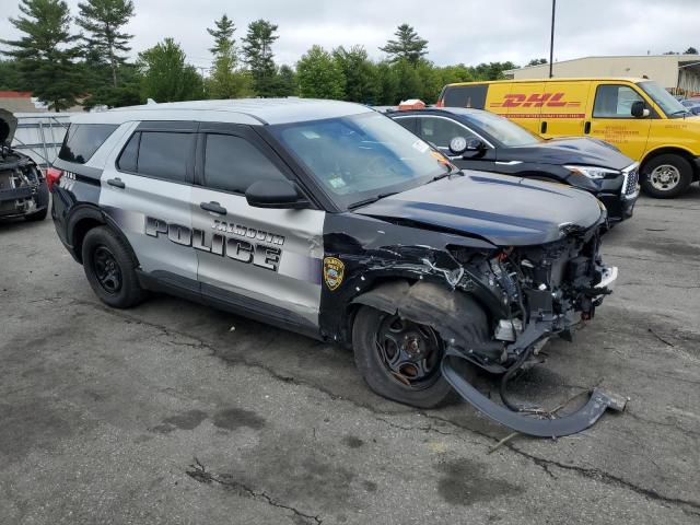 1FM5K8AW1MNA20800 - 2021 FORD EXPLORER POLICE INTERCEPTOR 双色 照片 4