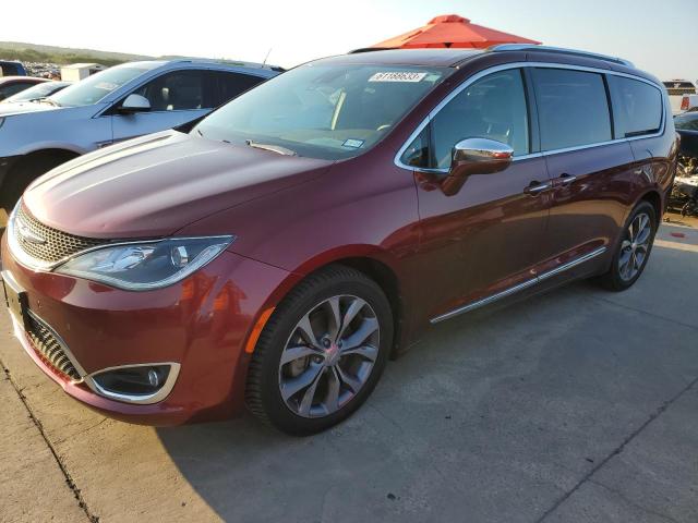 2C4RC1GG0HR539033 - 2017 CHRYSLER PACIFICA LIMITED MAROON photo 1