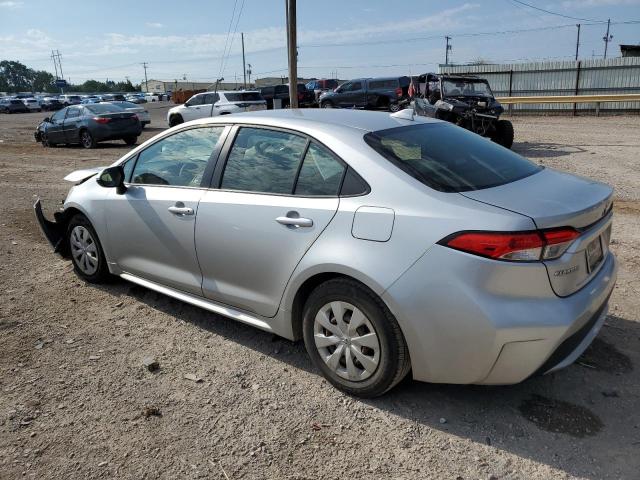 JTDDPMAEXMJ160837 - 2021 TOYOTA COROLLA L SILVER photo 2