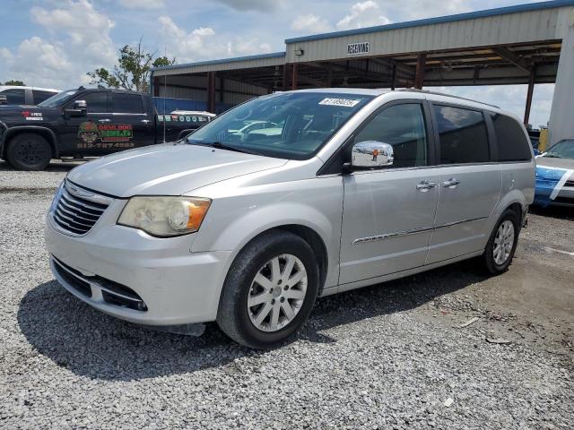 2C4RC1CG8CR394922 - 2012 CHRYSLER TOWN & COU TOURING L SILVER photo 1