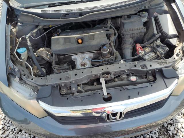 19XFB2F58CE013206 - 2012 HONDA CIVIC LX ნაცრისფერი ფოტო 11