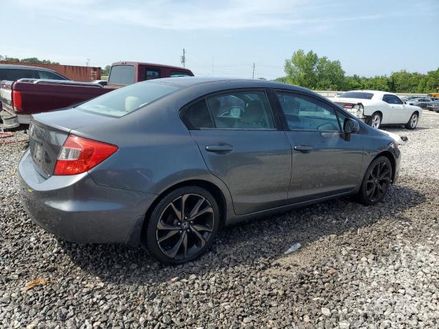 19XFB2F58CE013206 - 2012 HONDA CIVIC LX ნაცრისფერი ფოტო 3
