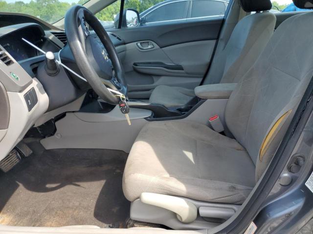 19XFB2F58CE013206 - 2012 HONDA CIVIC LX ნაცრისფერი ფოტო 7