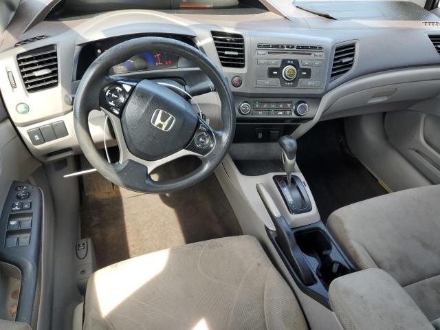 19XFB2F58CE013206 - 2012 HONDA CIVIC LX ნაცრისფერი ფოტო 8