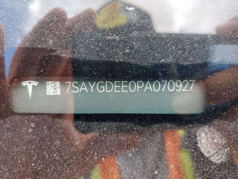 7SAYGDEE0PA070927 - 2023 TESLA MODEL Y Blanc photo 12