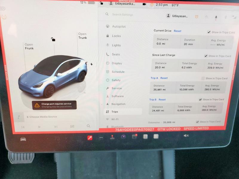 7SAYGDEE0PA070927 - 2023 TESLA MODEL Y Blanc photo 9