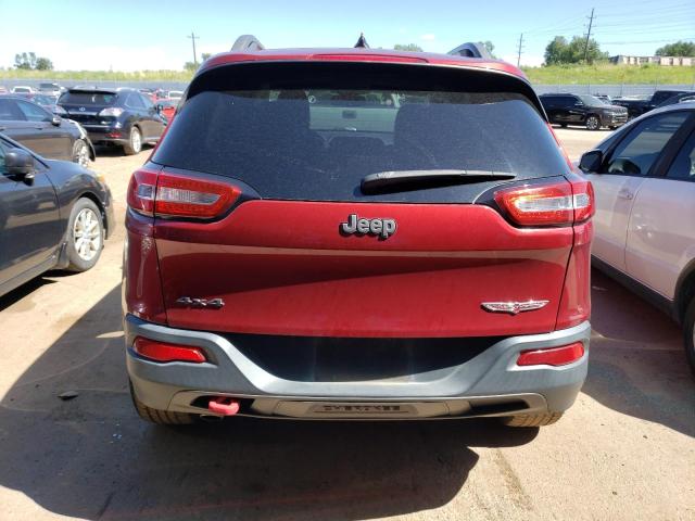 1C4PJMBB4EW220599 - 2014 JEEP CHEROKEE TRAILHAWK 红色 照片 6