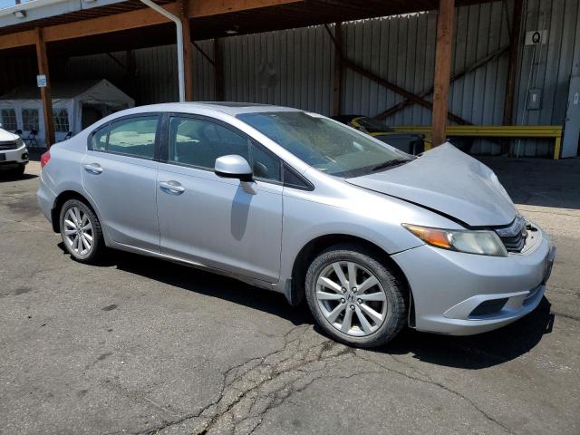 19XFB2F96CE019797 - 2012 HONDA CIVIC EXL فضي صورة 4