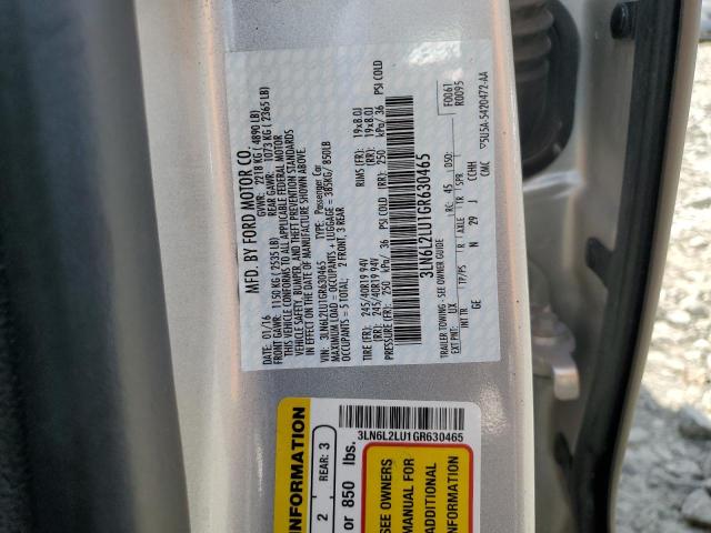 3LN6L2LU1GR630465 - 2016 LINCOLN MKZ HYBRID SILVER photo 12