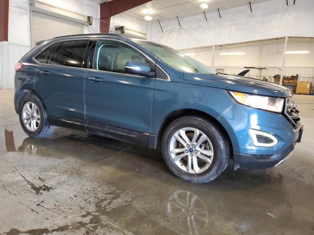 2FMPK4J90GBB41670 - 2016 FORD EDGE SEL BLUE photo 4