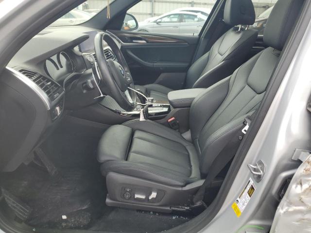 5UXTY3C02L9C30644 - 2020 BMW X3 SDRIVE30I SILVER photo 7