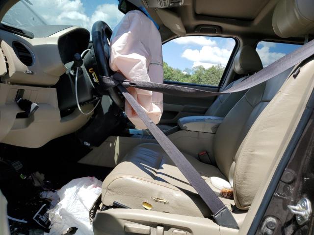 5FNYF3H62CB016329 - 2012 HONDA PILOT EXL 棕色 照片 7