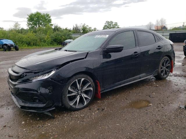 SHHFK7H90HU228768 - 2017 HONDA CIVIC SPORT TOURING BLACK photo 1