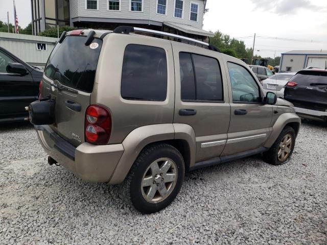 1J4GL58K16W162597 - 2006 JEEP LIBERTY LIMITED CREAM photo 3