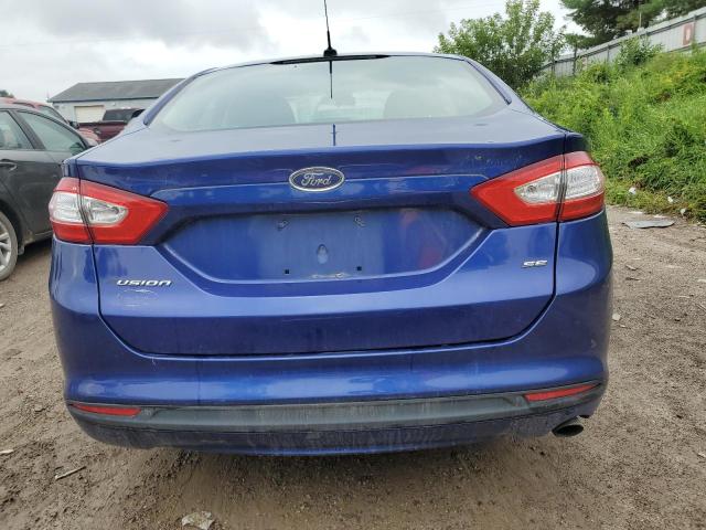 3FA6P0H70ER328720 - 2014 FORD FUSION SE BLUE photo 6