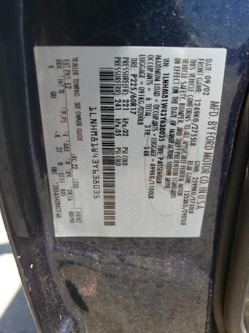 1LNHM81W43Y638035 - 2003 LINCOLN TOWN CAR EXECUTIVE BLUE photo 12