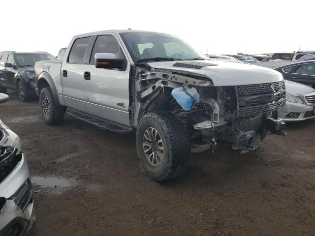 1FTFW1R67EFB28682 - 2014 FORD F150 SVT RAPTOR SILVER photo 4