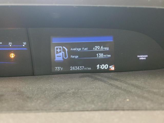 2HGFB2F93CH506753 - 2012 HONDA CIVIC EXL WHITE photo 9