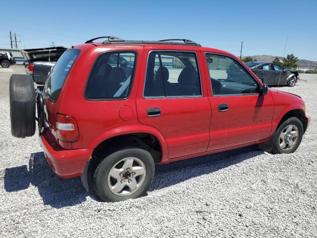 KNDJA7232Y5635334 - 2000 KIA SPORTAGE RED photo 3