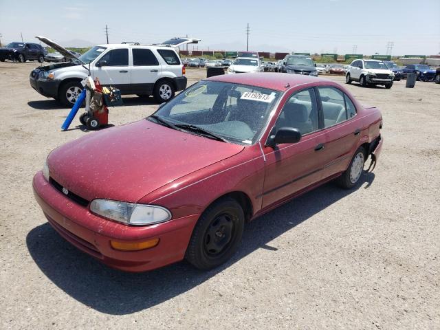 1Y1SK5261SZ007325 - 1995 GEO PRIZM BASE RED photo 1