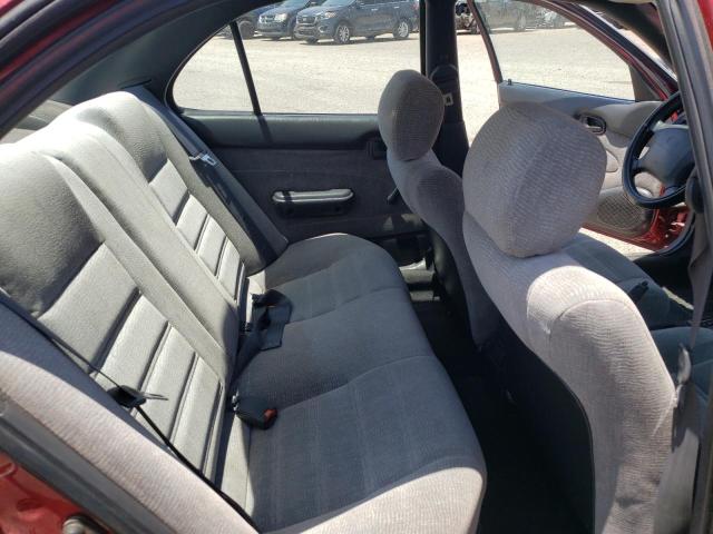 1Y1SK5261SZ007325 - 1995 GEO PRIZM BASE RED photo 10