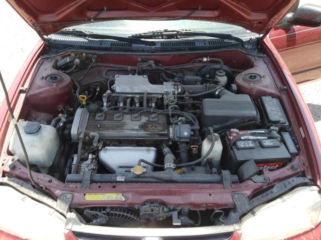 1Y1SK5261SZ007325 - 1995 GEO PRIZM BASE RED photo 11