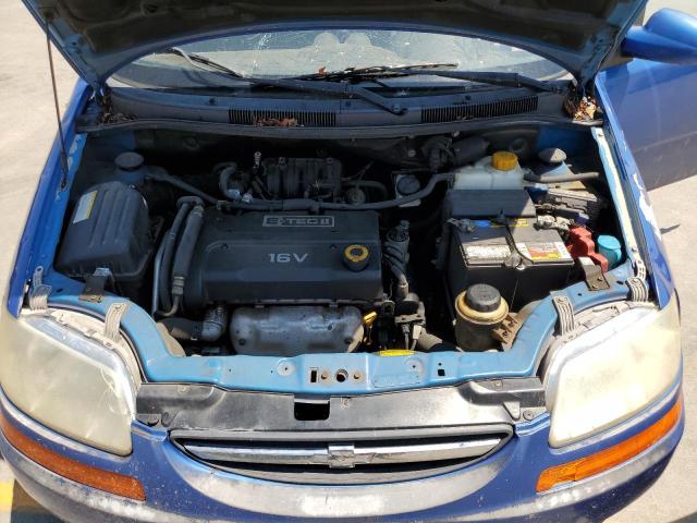 KL1TD66697B792607 - 2007 CHEVROLET AVEO BASE BLUE photo 11