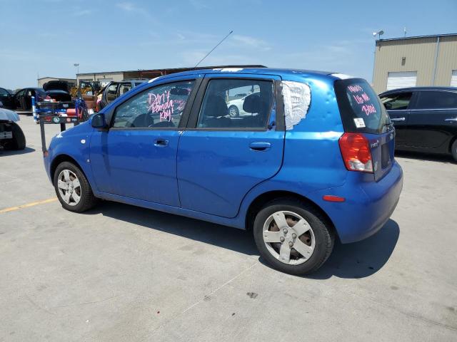KL1TD66697B792607 - 2007 CHEVROLET AVEO BASE BLUE photo 2