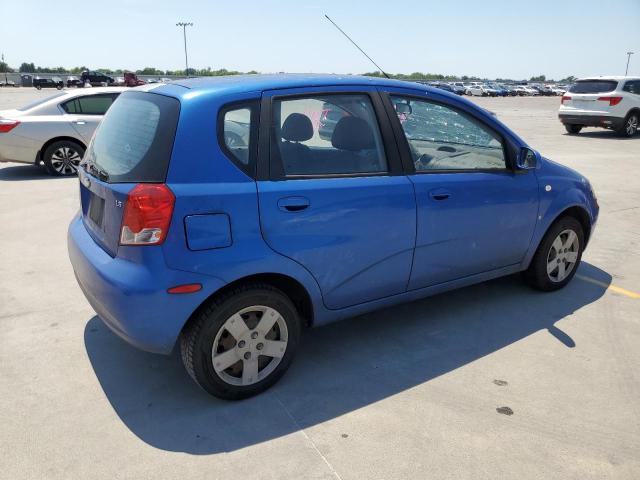 KL1TD66697B792607 - 2007 CHEVROLET AVEO BASE BLUE photo 3