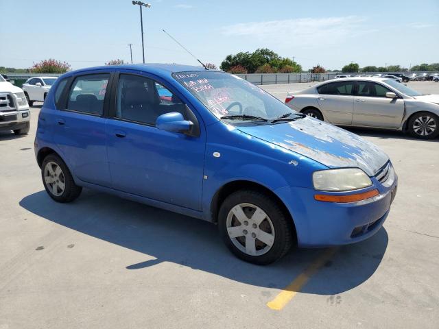 KL1TD66697B792607 - 2007 CHEVROLET AVEO BASE BLUE photo 4