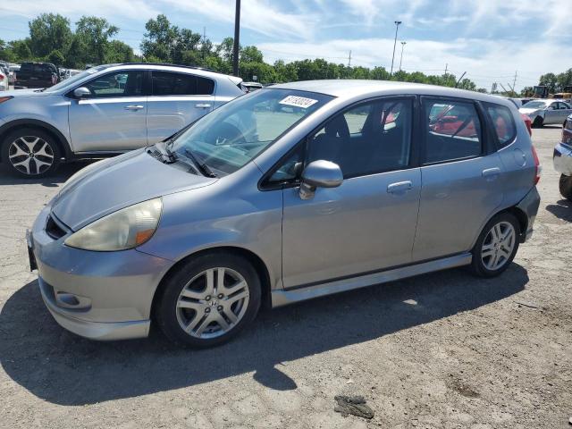 JHMGD38697S017311 - 2007 HONDA FIT S SILVER photo 1