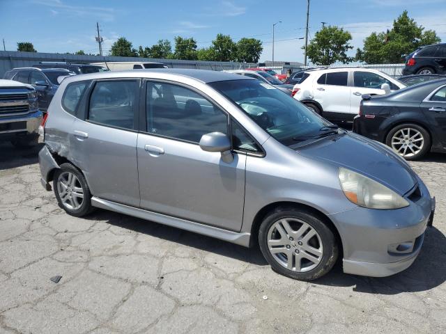 JHMGD38697S017311 - 2007 HONDA FIT S SILVER photo 4