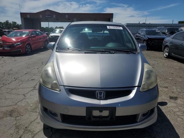 JHMGD38697S017311 - 2007 HONDA FIT S SILVER photo 5