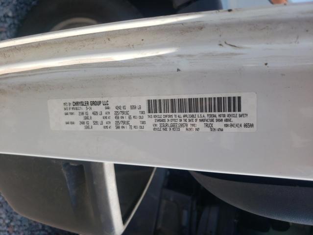 3C6URVJG6EE120570 - 2014 RAM PROMASTER 3500 HIGH თეთრი ფოტო 12